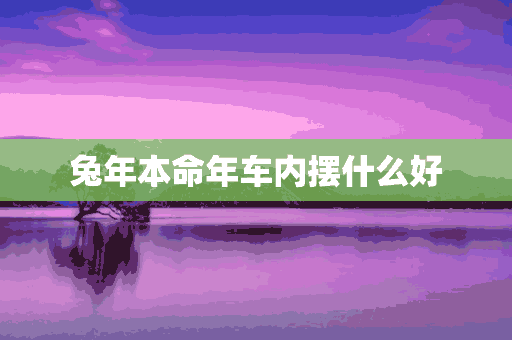 兔年本命年车内摆什么好(兔年本命年车内摆什么好吉祥)